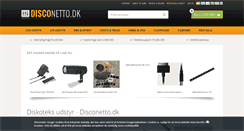 Desktop Screenshot of disconetto.dk